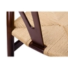 Jadalniane krzesło klasyczne Wishbone DC-541.DARK.BROWN ciemnobrązowe