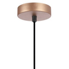 Wisząca LAMPA geometryczna PAULELA PND-34221-1S-GD Italux ażurowy ZWIS do sypialni złoty