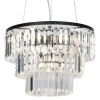 Pałacowa lampa wisząca Tifanny P17127-4 kryształowa przezroczysta