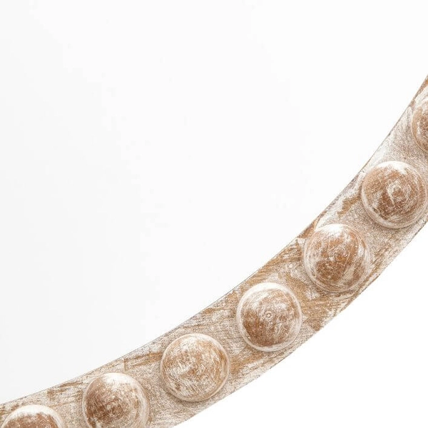 Lustro vintage okrągłe Millbrook 5056693538004 szklane naturalne