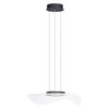 Modernistyczna lampa wisząca MEDUSA przezroczysta czarna AZ6788 LED 30W 3000K