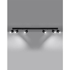 Natynkowa lampa salonowa SL.1068 z regulacją czarna chrom