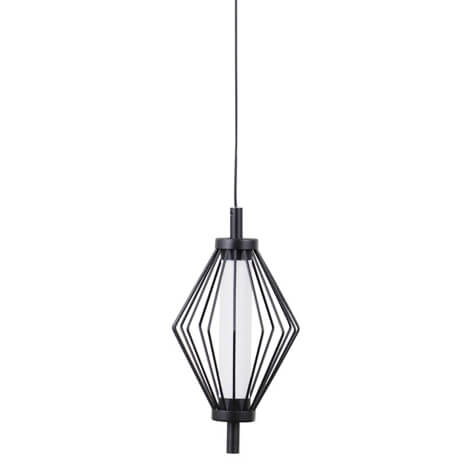 Lampa wisząca diament Sevil PND-34403-1-BK LED 5W 3000K druciana czarny
