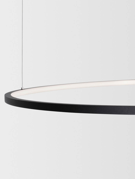 Metalowy żyrandol TOLUCA LE42782 do pokoju LED 58W 3000K czarny