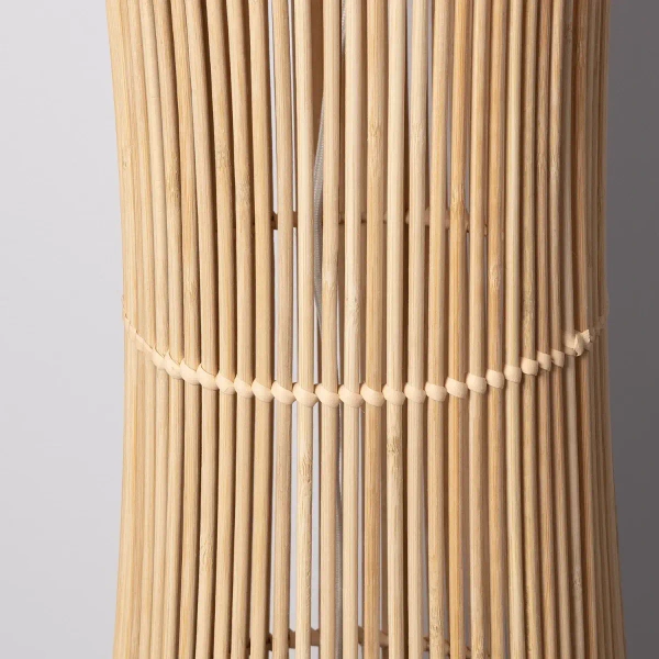 Podłogowa lampa Boho ABR-LP1-BH-E27 Abruzzo do salonu bambus brązowy