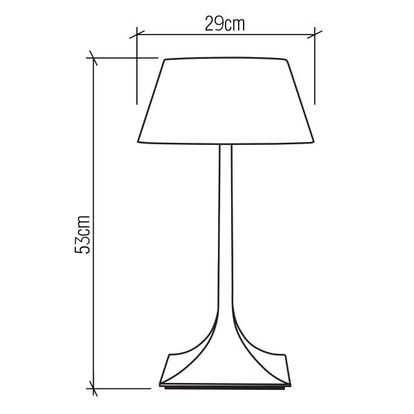 Sypialniana lampka stołowa Nostalgia QN-NOSTALGIA-TL-M-TEAK brązowy