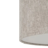 Lampa abażurowa wisząca CEDRO 11664 do salonu beżowa