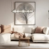 Molekułowa lampa wisząca DAPHNE ML0348 LED 40W 3000K przydymiona czarna