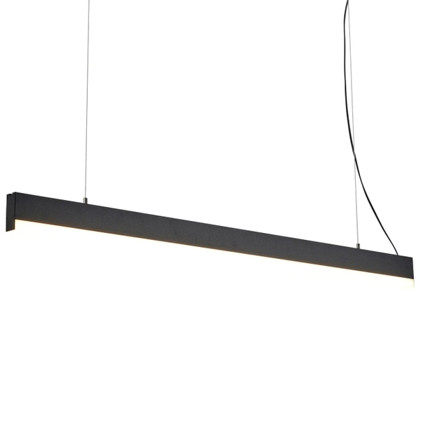 Biurowa lampa wisząca Sigi PL0129-BK Yaskr LED 36W 3000K czarna