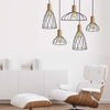 Wisząca LAMPA loftowa MODERNO LP-1221/1P S BK E27 Light Prestige skandynawska OPRAWA druciany ZWIS hygge czarny brązowy