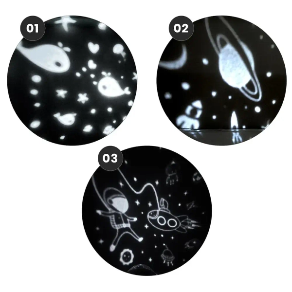 Dziecięca lampa stołowa Kosmonauta ML2262 LED 4W CCT królik biały