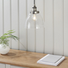 Lampa wisząca Hansen 91738 Endon industrialna stal szczotkowana