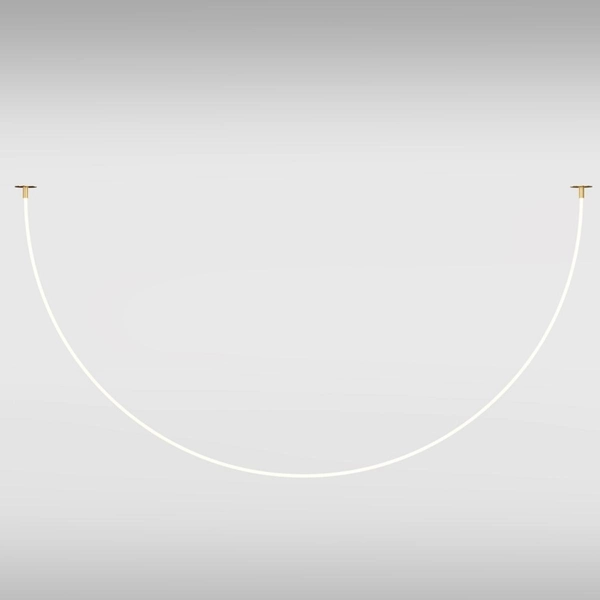 Łuk ledowy zwis Tau MOD146PL-L40G3K Maytoni LED 40W 3000K biały złoty