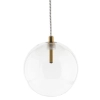Okrągła wisząca lampa GLOBO-HD80310-G4 kula nad stół złota