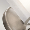 Lampa ścienna Saldana KL-SALDANA1 Kichler metal szkło srebrny