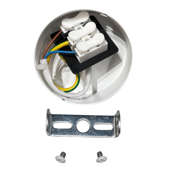 Lampa reflektorowa natynkowa Antillo LP-770/1W WH spot regulowana pojedyncza złoty biały