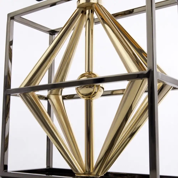 Stołowa lampka Quito T01939BK AU Cosmolight abażurowa czarna złota