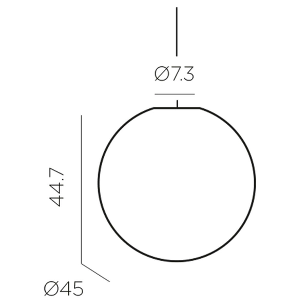 Ogrodowa lampa wisząca Pianeta LUMPIA045XXHBNW IP44 2800-6500K biała