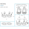 Podwójna oprawa podtynkowa SIGNAL H0087 Maxlight metalowa czarna