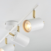 Lampa sufitowa Gull 59933 Endon spot do jadalni na listwie biały
