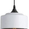 LAMPA wisząca CGORE2WH COPEL loftowa OPRAWA szklany ZWIS tuba biała bursztynowa
