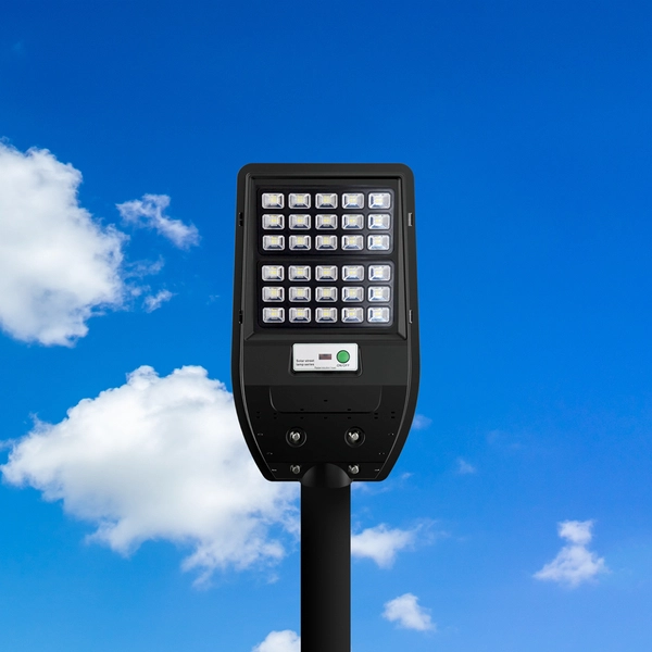 Lampa zewnętrzna Via EKO9093 Ekolight LED 50W 6000K solarna IP65 czarna