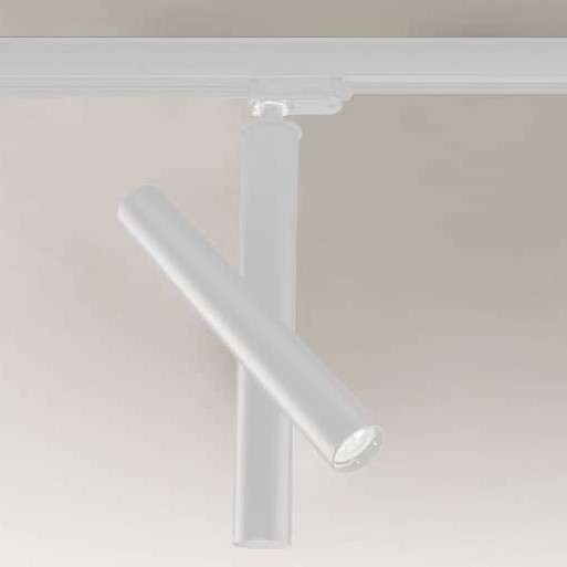 LAMPA sufitowa YABU 7706 Shilo reflektorowa OPRAWA metalowa tuba do 3-fazowego systemu szynowego biała
