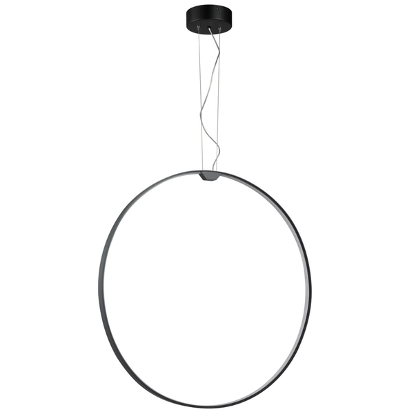 Lampa zwisowa Acirculo ST-10453P/D740A black Step LED 100W 3000K pierścień czarny