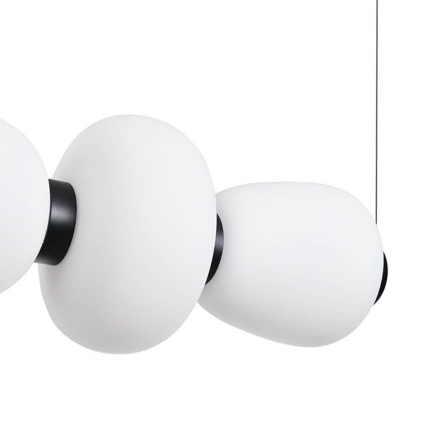 Lampa wisząca BRILLA ST-CP241210-6L BLACK WHITE LED 69W 3000K czarny biały