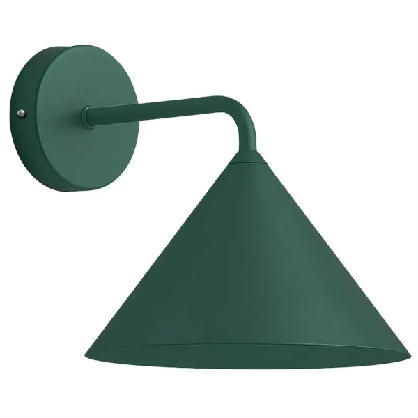 Kinkiet ścienny na wysięgniku Capital MLP2483 stożek zielony