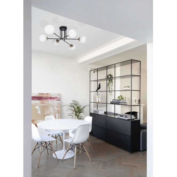 Lampa sufitowa ISLA K-4915  Kaja sticks białe czarne