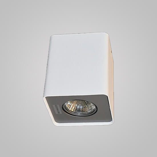 Ruchoma lampa sufitowa Nino AZ0598 salonowa biała srebrna