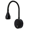 Regulowana LAMPA ścienna POLA 03739 Ideus metalowa OPRAWA kinkiet LED 3,5W 4000K na peszlu do czytania czarny