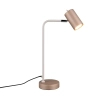 Stolikowa lampa z wtyczką MARLEY 512400165 różowa biała tuba 1xGU10