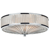 Dekoracyjny okrągły plafon Oslo OSL5050 Dar Lighting hampton chrom biały