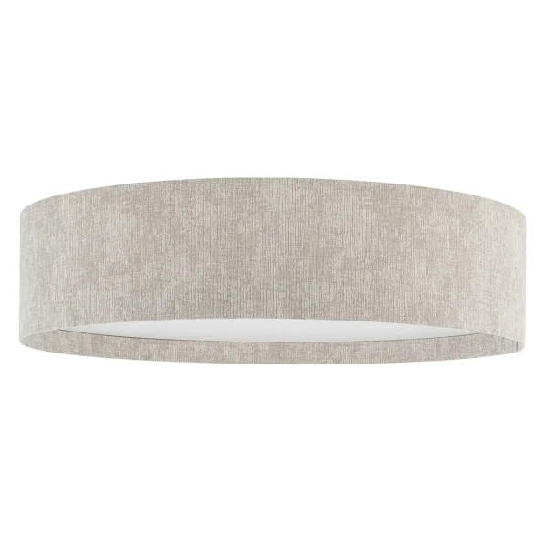 Okrągła lampa sufitowa CEDRO 11671 do jadalni beżowa