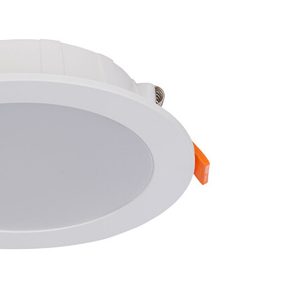 LAMPA sufitowa KOS 8780 Nowodvorski łazienkowa OPRAWA LED 10W 3000K wpust okrągły IP44 biały