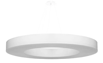 LAMPA wisząca SL.0797 abażurowa OPRAWA zwis okrągły biały