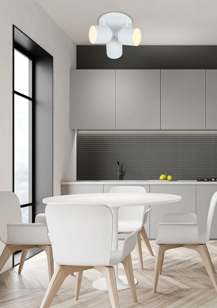 LAMPA sufitowa AZURO 98-63274 Candellux metalowa OPRAWA spot regulowane reflektorki białe