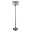 Podłogowa lampa do salonu Highclere 113461 z abażurem mosiądz antyczny