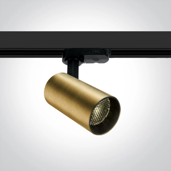 Sufitowa lampa tuba 3-fazowa ISA MYL.00083 LED 12W 3000K regulacja mosiądz