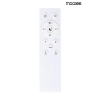 Ryflowana lampa wisząca MAZAYA biała MSE1501100607 1xLED 71,5W nad stół
