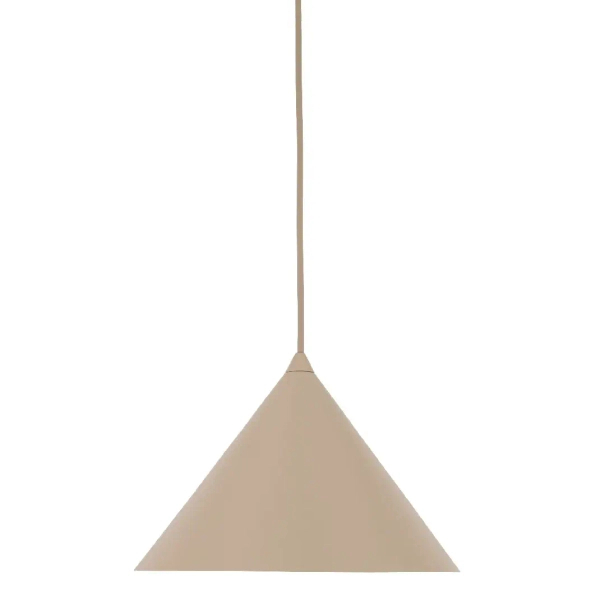 Lampa wisząca nad stół Cono 10620 stożkowy zwis na kablu beżowy