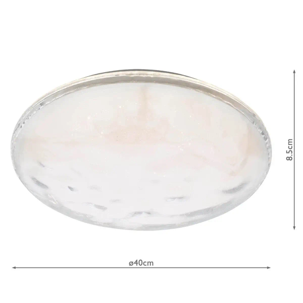 Plafon do salonu Atara ATA502 LED 24W 3000K okrągły biały