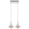 LAMPA wisząca VEN W-1008/2 industrialna OPRAWA listwa LED 18W 3000K zwis loft biały