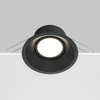 Sufitowe oczko podtynkowe Dot DL028-2-01B metalowe czarne