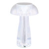 Stołowa lampa grzybek Gixi 28072 LED 1,5W CCT do salonu przezroczysty