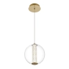 Wisząca lampa Atomo QN-ATOMO-1P-BG LED 9W 3000K szklana kula złoty