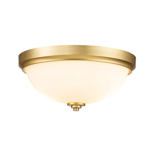 Lampa sufitowa Malibu FE-MALIBU-F-BATH-BB Feiss IP44 szczotkowany mosiądz