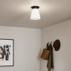 Szklana lampa sufitowa Albers KL-ALBERS-F-T-BK stożkowa czarna
